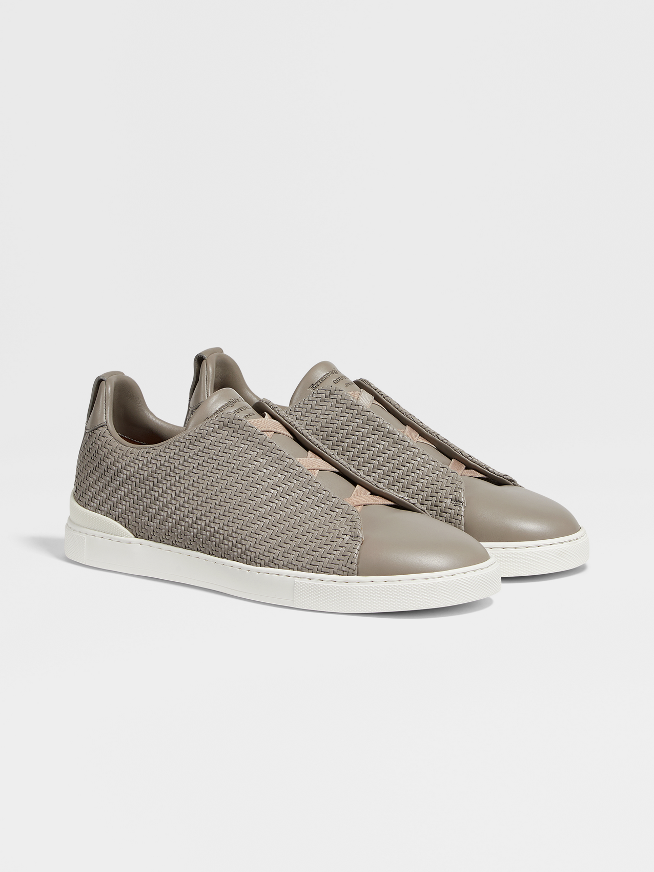 Light Grey PELLETESSUTA™ Triple Stitch™ Sneakers